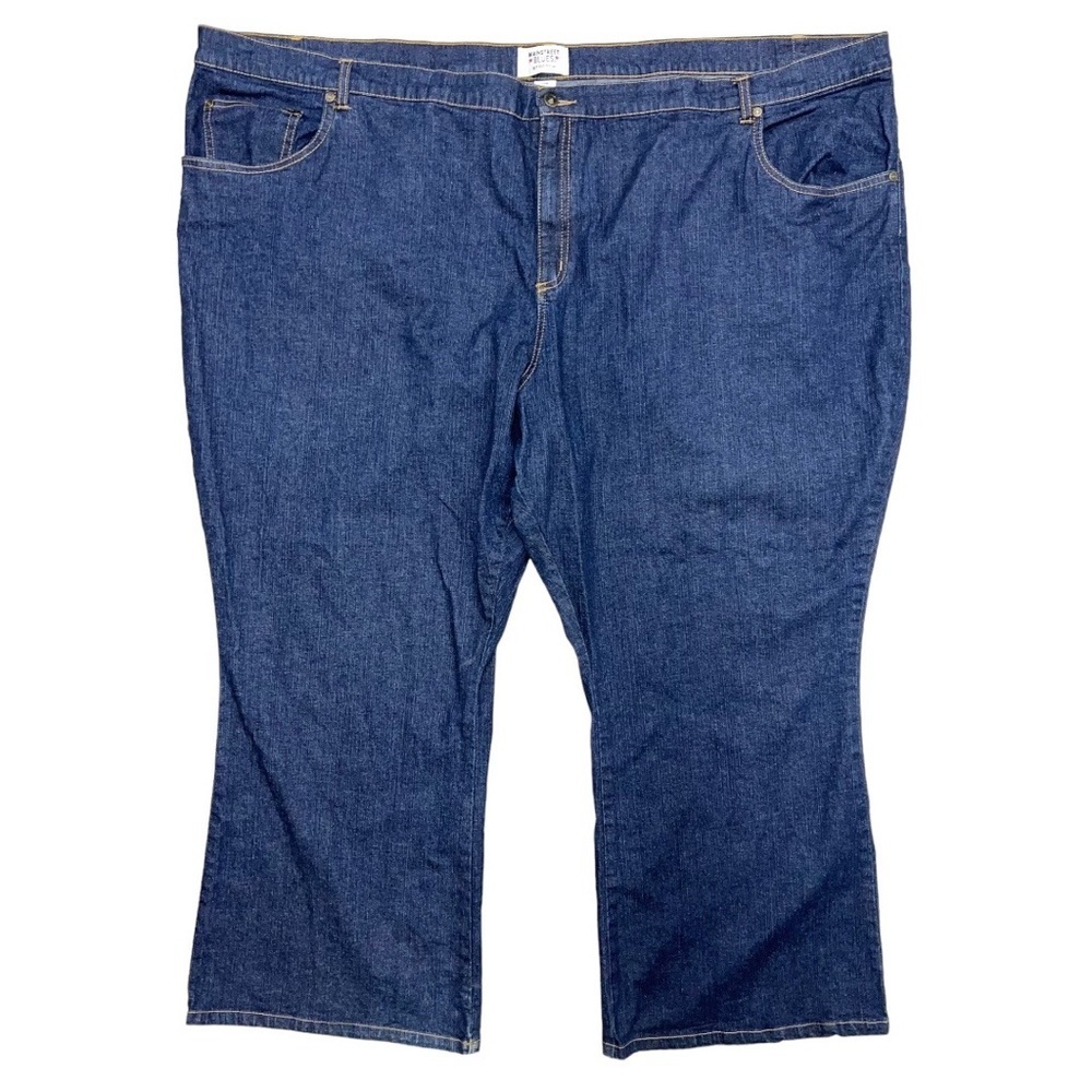 MainStreet Blues Jeans Women’s Size 38W Blue Stretch 59x29